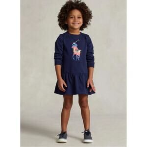 Polo Ralph Lauren Navy Rainbow Big Pony Dress